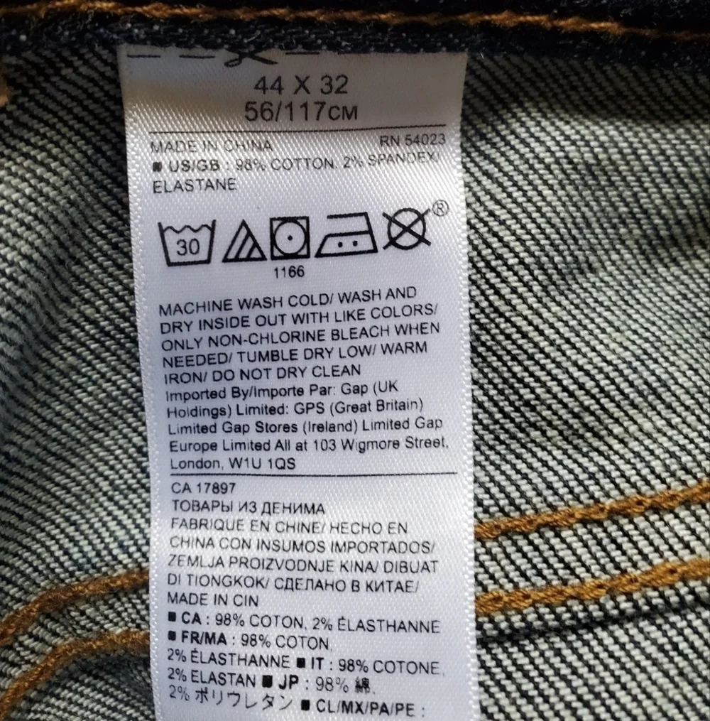 Banana Republic Men's Classic Straight Leg Jeans Dark Indigo Size 44 x 32 RT$120